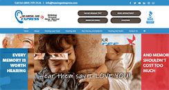 Desktop Screenshot of hearingaidexpress.com